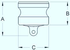 Brass Camlock Adapter DP