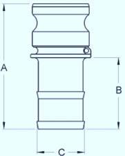Brass Camlock Adapter E