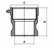 Nylon Camlock Adapter Type A